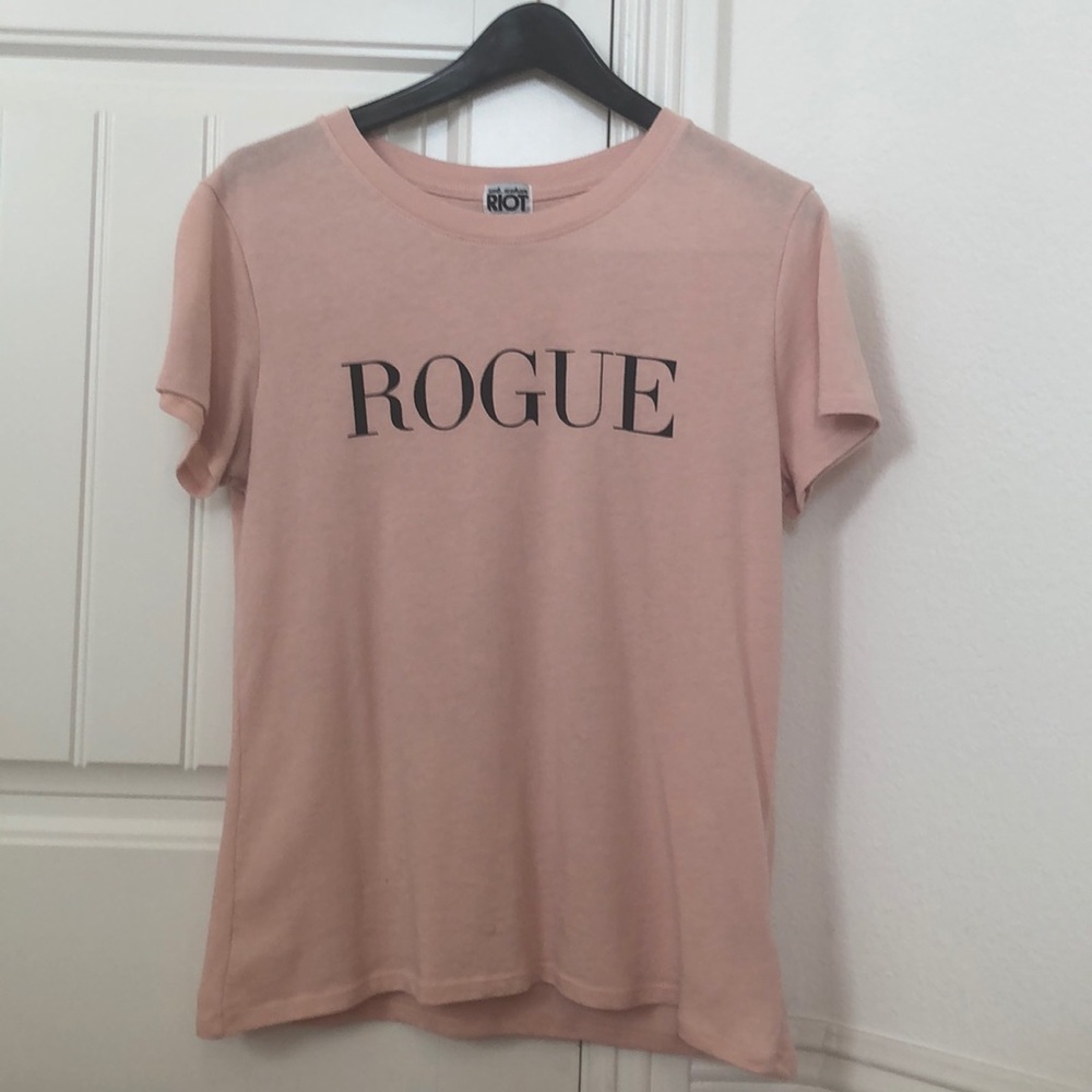 blush pink t shirt